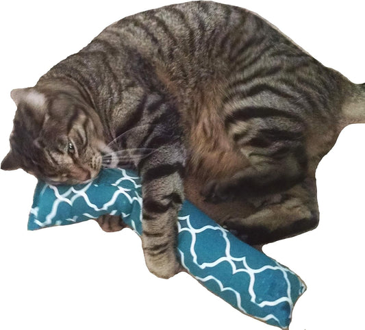 15" Catnip Cat Kicker Toys/Kitty Kick Sticks/Cat-Nip Kick Sticks (Green) (Kickers Filled with 1 Oz Premium Canadian Catnip)